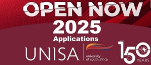 Unisa University Online Application 2025 - UNISA